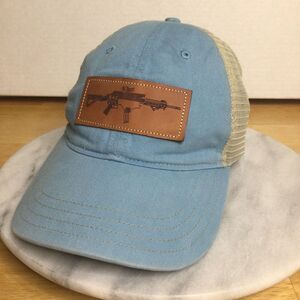 2nd Amendment Pro-Gun Patriotic Mesh Hat Tactical AR Rifle Patch Snapback‎ Cap